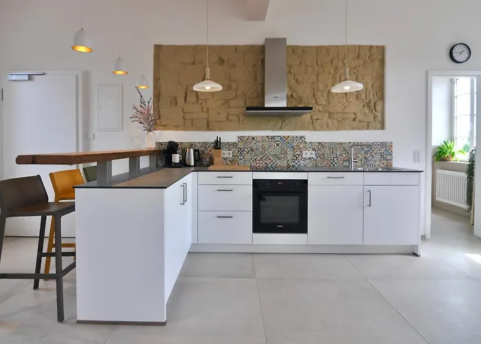 Apartment Alte Schule Mit Moderner - Lesestube Baustert